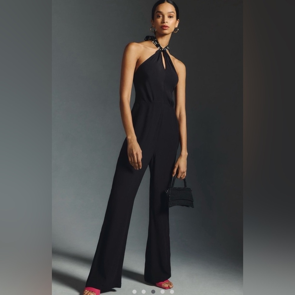 Scotch & Soda Black Halter Jumpsuit